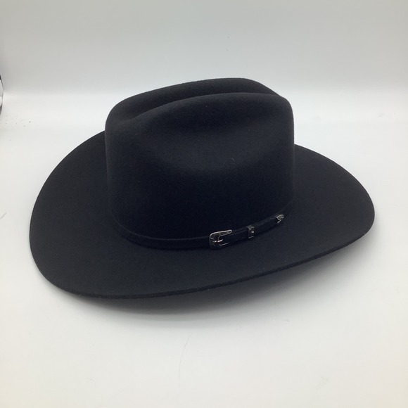 Cuernos Chuecos 6X Black Cowboy Hat Western Rodeo Hat Size 7 1/2 NWT - Picture 1 of 8